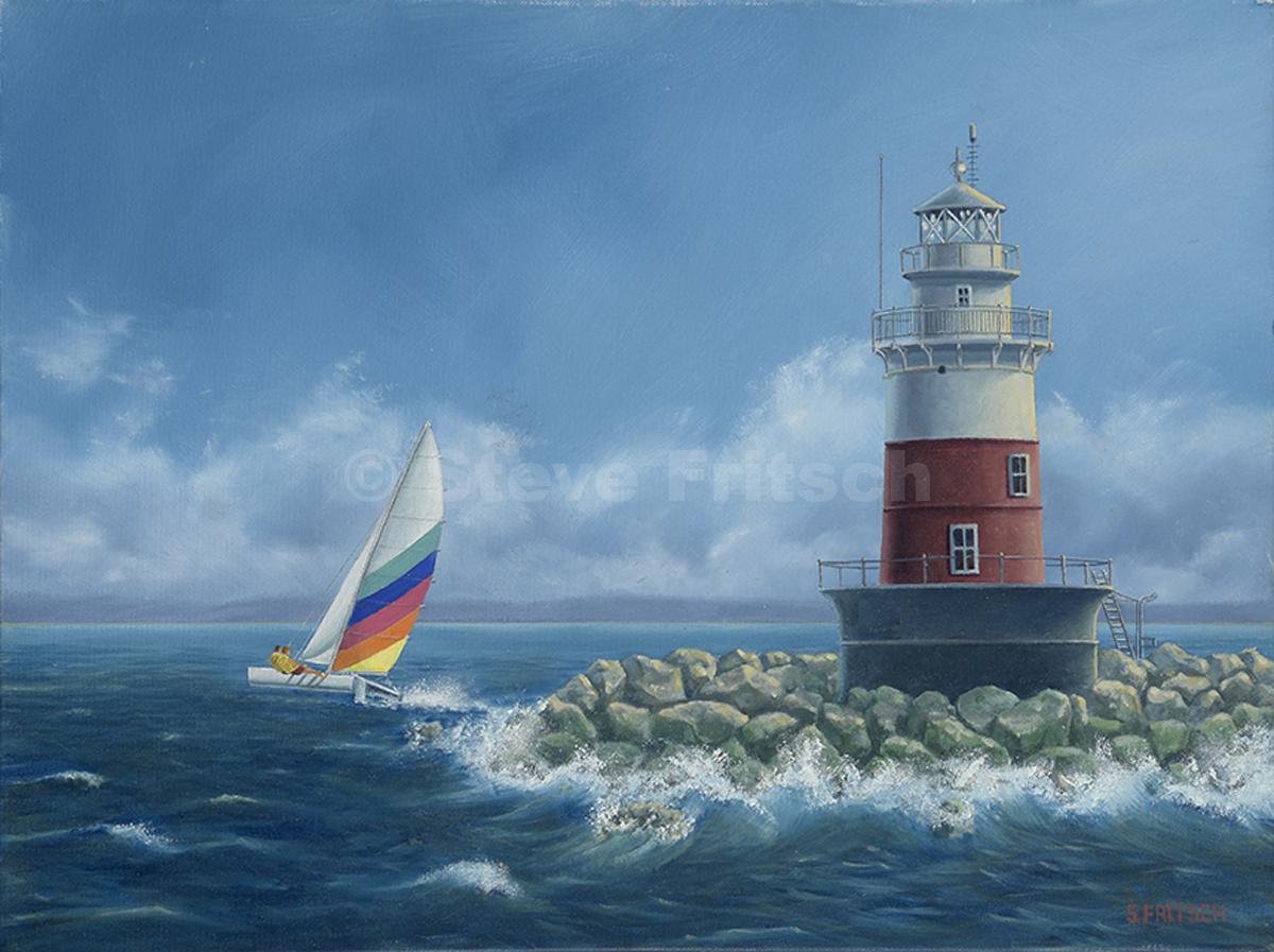"Greens Ledge<br/> With Catamaran"