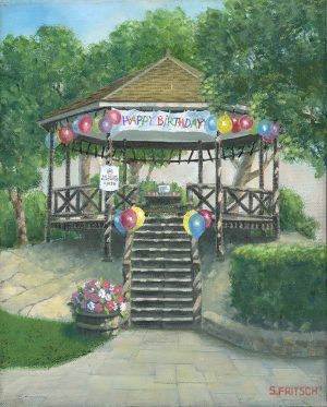"Roton Point Gazebo <br/>Happy Birthday"