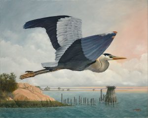 "Heron Over Roton Point"