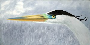 "Heron In Marsh"
